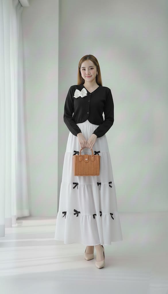 Elara Ribbon Dress