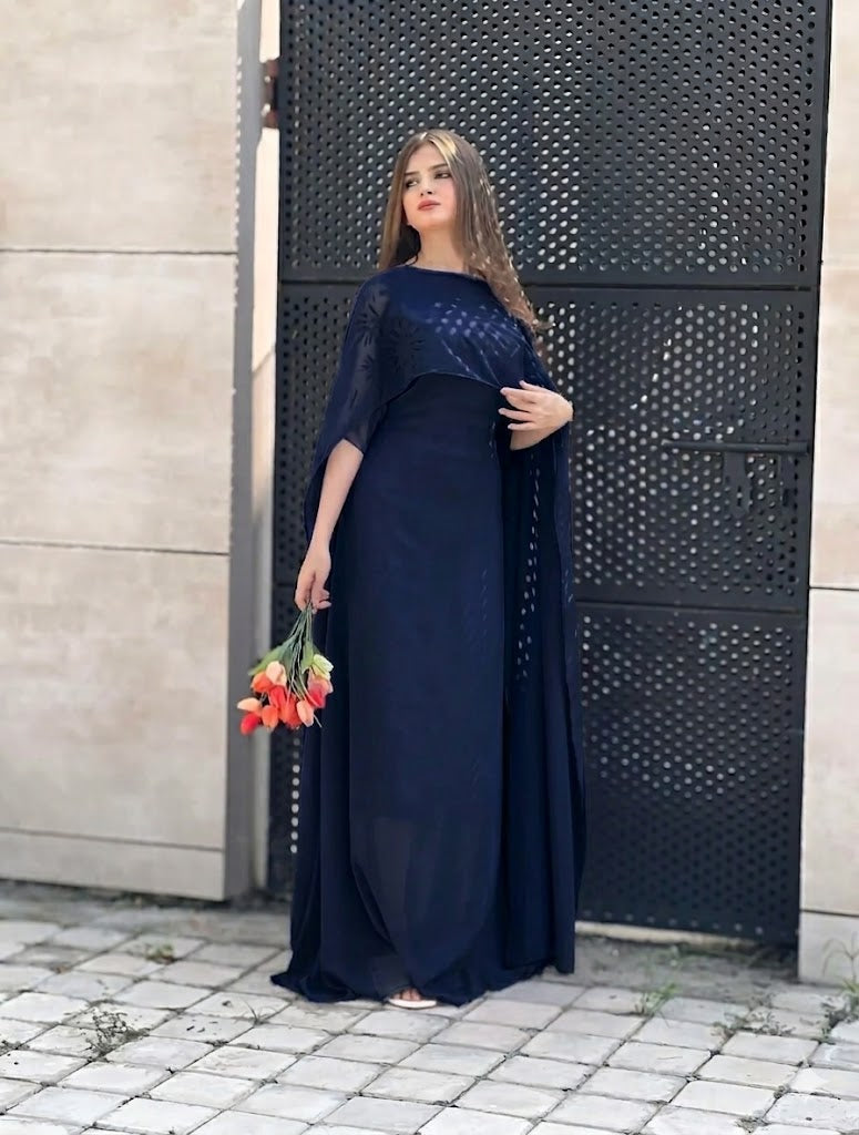 Navy Drape Style