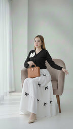 Elara Ribbon Dress
