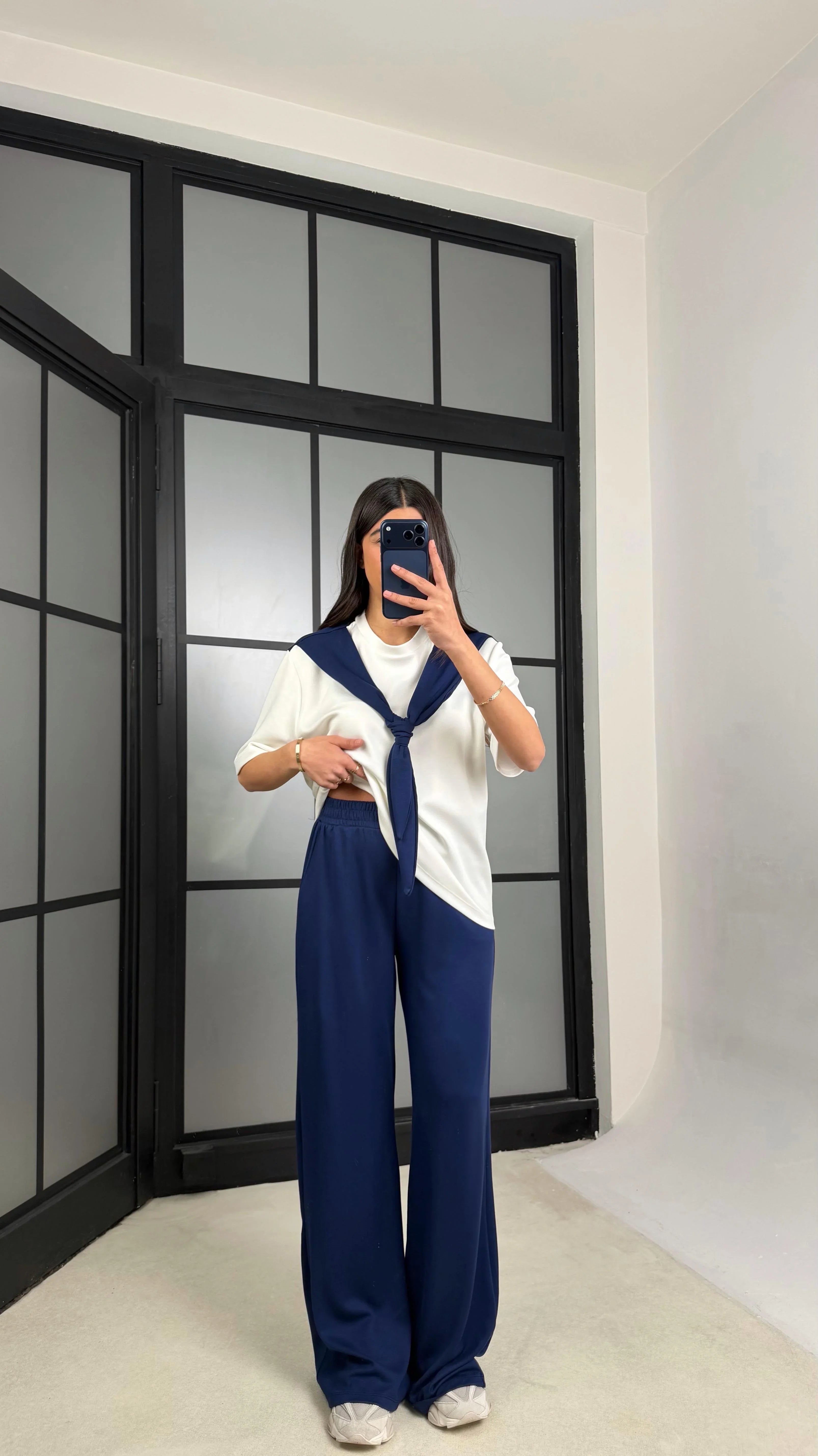 Sophisticated Blue Drape