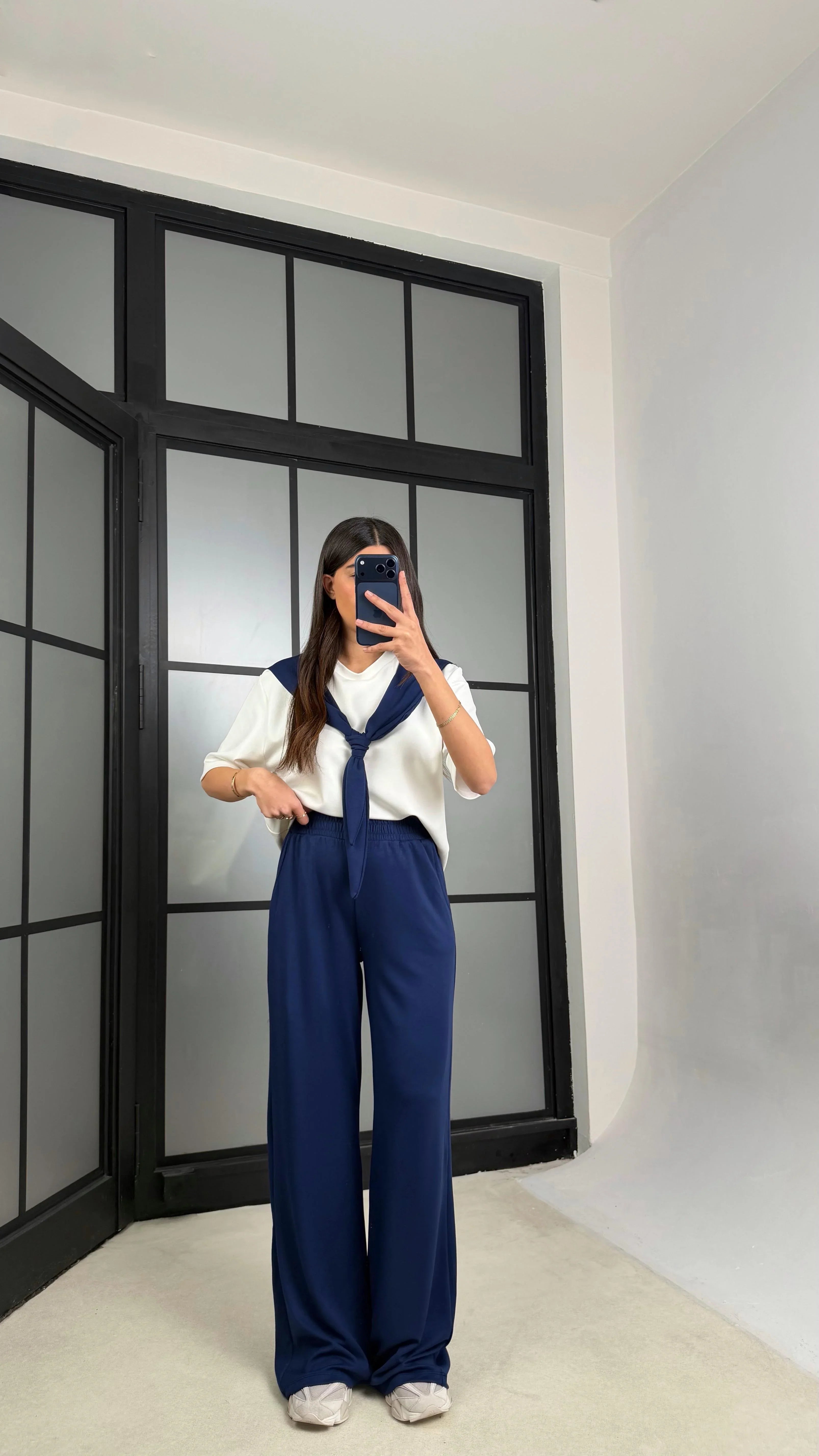 Sophisticated Blue Drape
