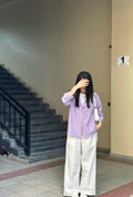 Elegant Lilac 2-Piece Coat Set