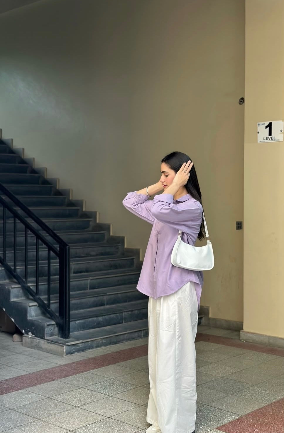 Elegant Lilac 2-Piece Coat Set