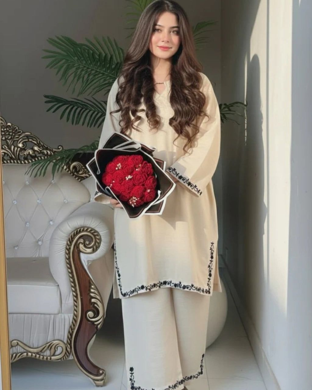 Serene Pearl Essence Two Piece Suit