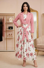 Rose Bloom Western Dress