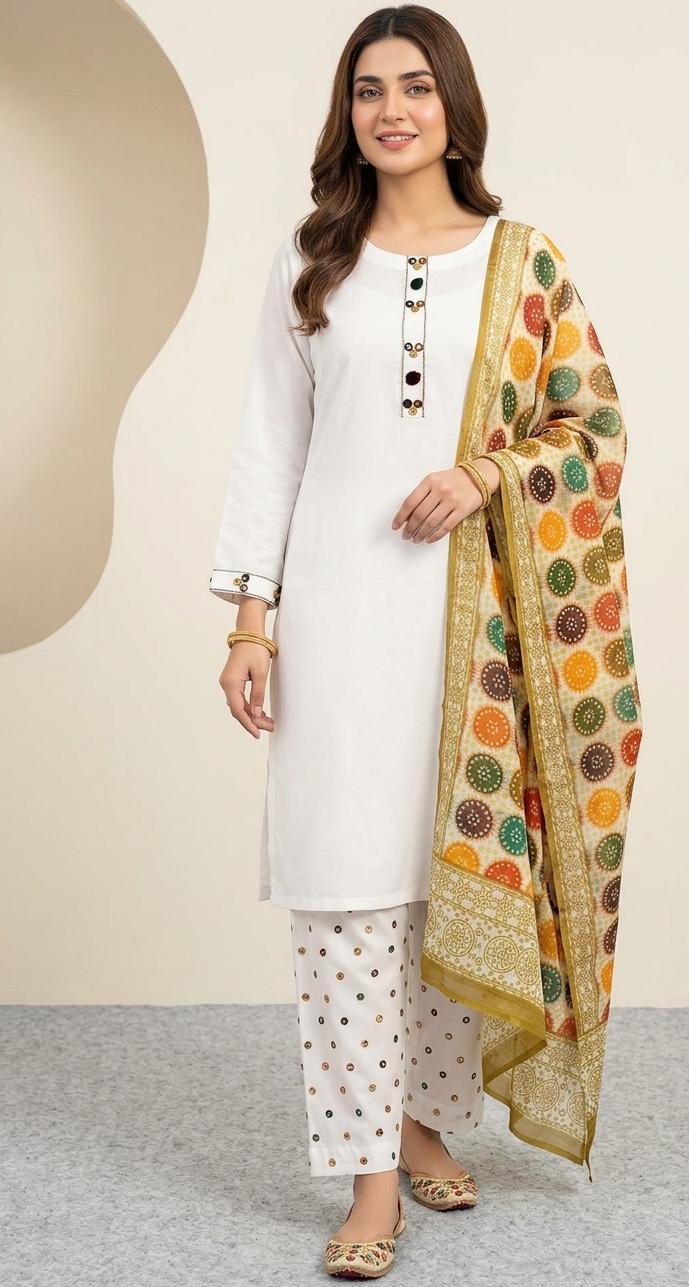 Ivory Bloom 3-Piece Set