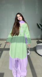 Elara Pastel 3-Piece Suit
