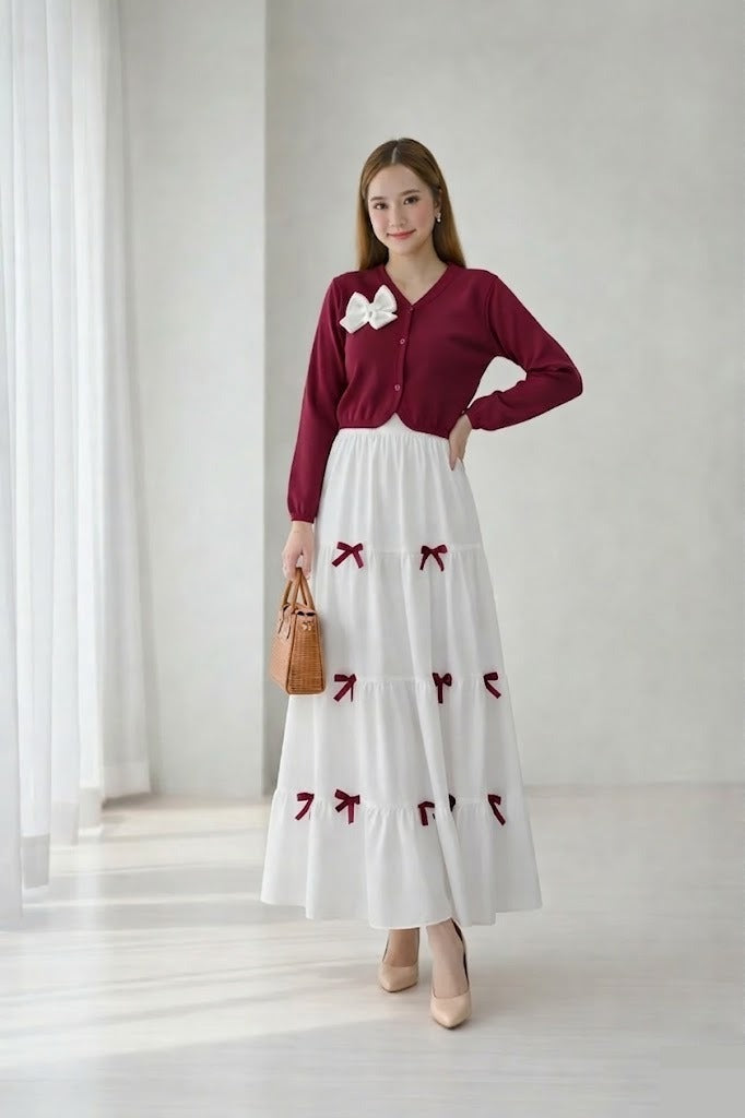 Elara Ribbon Dress