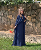 Navy Drape Style