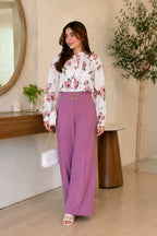 Rose Petal Georgette Co-ord Set (2 PC