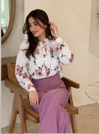 Rose Petal Georgette Co-ord Set (2 PC