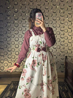 The Mauve Blossom Dungaree Set