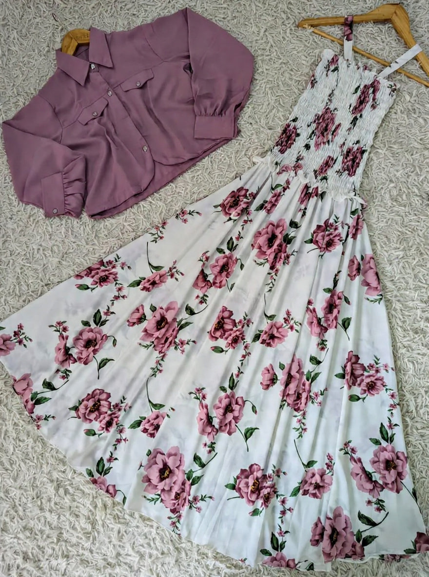 Mauve Meadow Maxi Set
