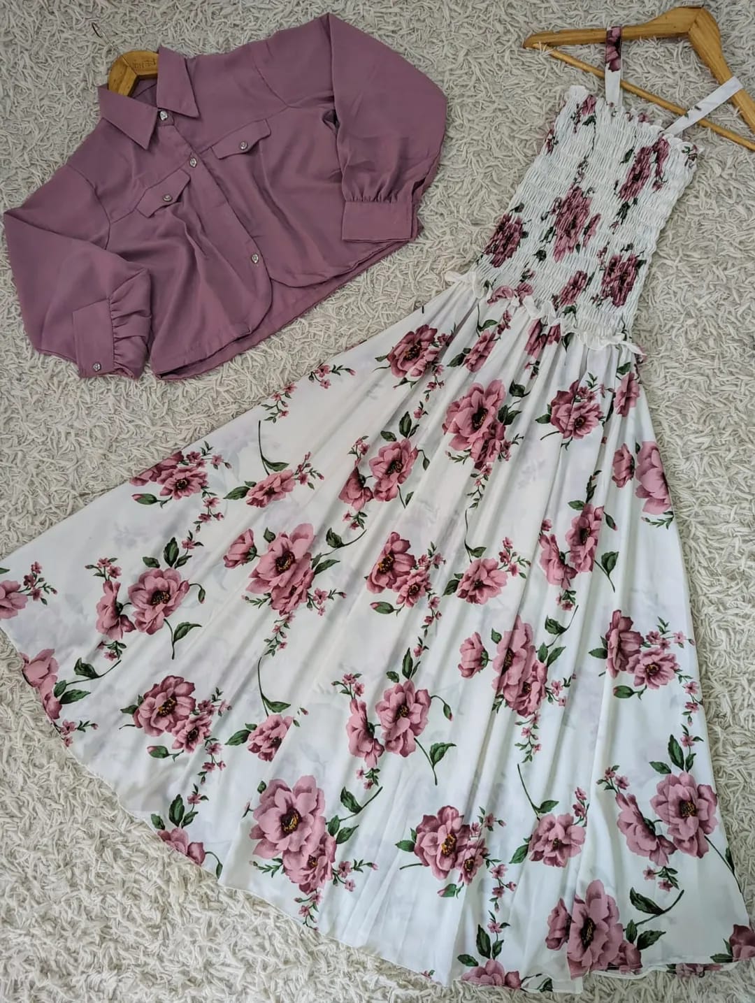 Mauve Meadow Maxi Set