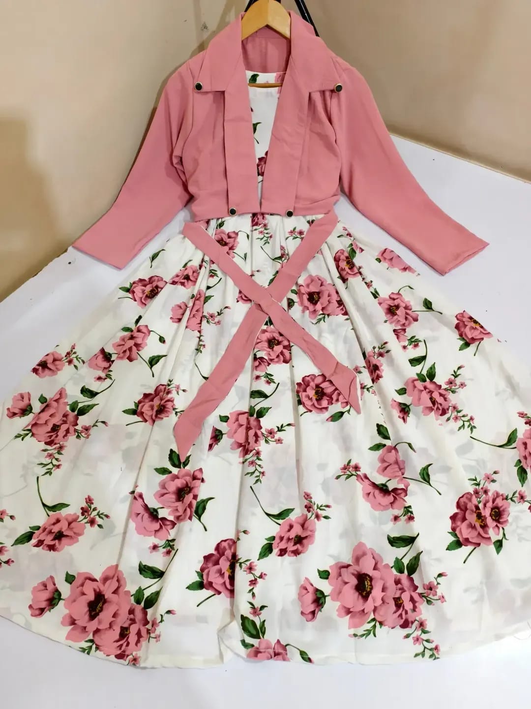 Rose Bloom Western Dress