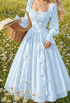 Celeste Ruffle Maxi Dress