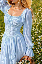 Celeste Ruffle Maxi Dress