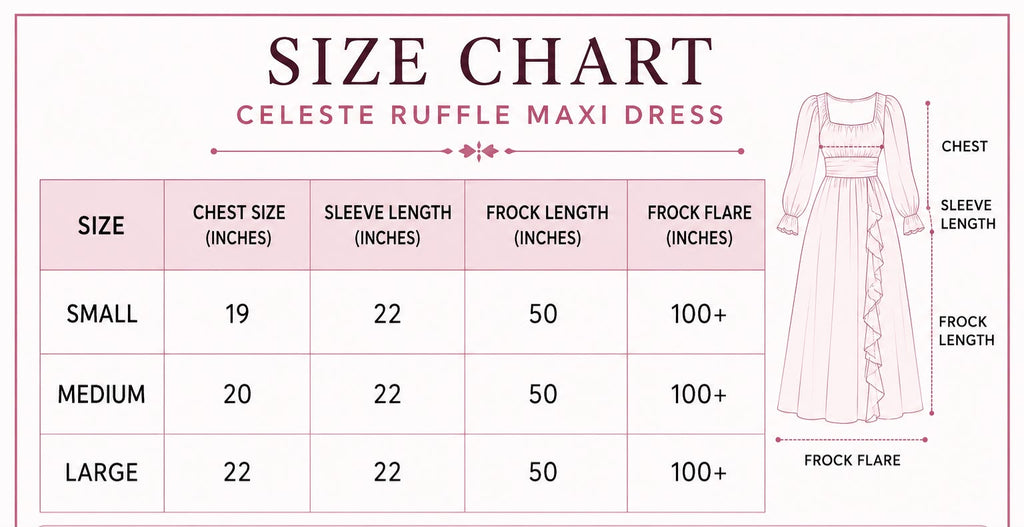 Celeste Ruffle Maxi Dress