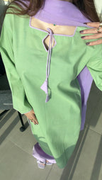 Elara Pastel 3-Piece Suit
