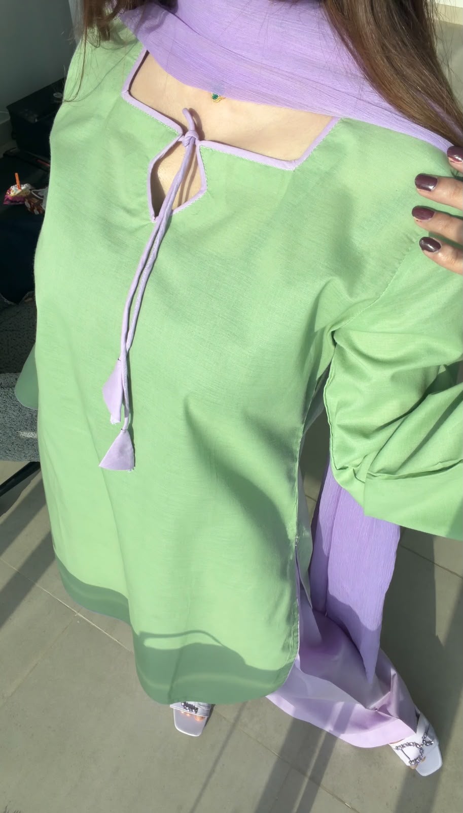 Elara Pastel 3-Piece Suit