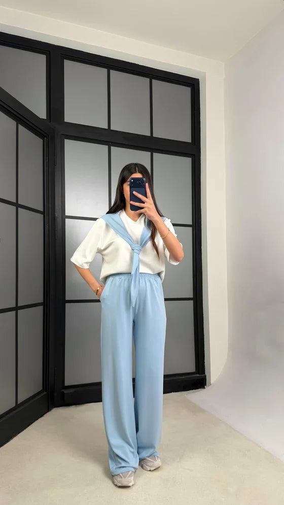 Sophisticated Blue Drape