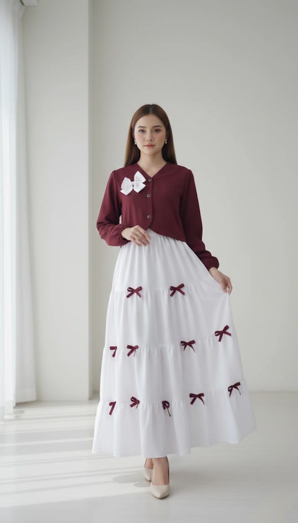 Elara Ribbon Dress