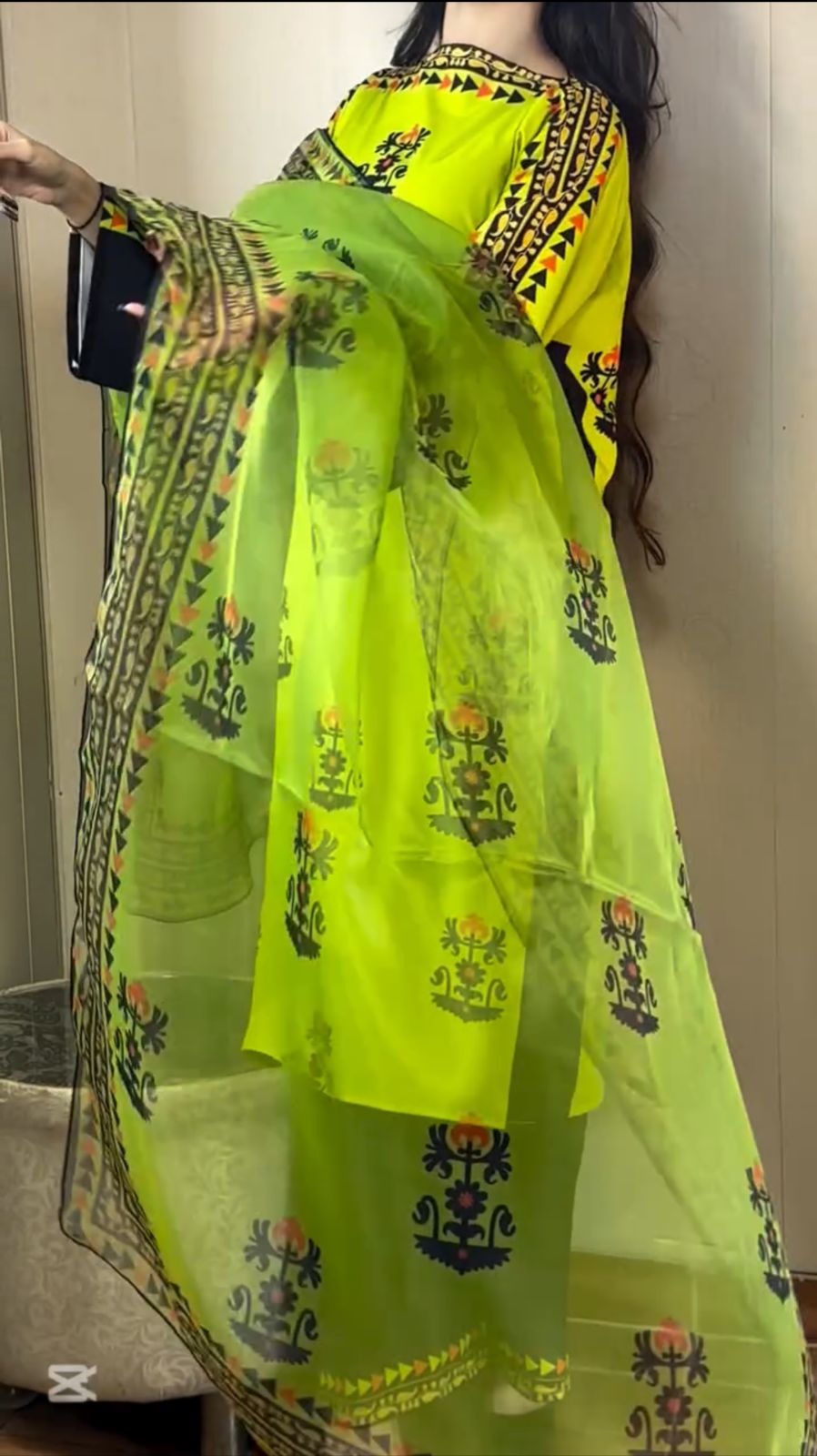 Midnight Lime Fusion Three Piece Suit