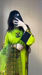 Midnight Lime Fusion Three Piece Suit
