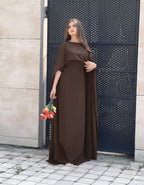 Brown Drape Style
