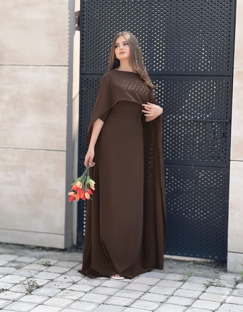 Brown Drape Style
