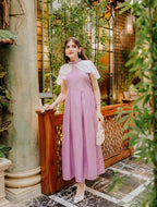 Lavender Grace Cape Frock